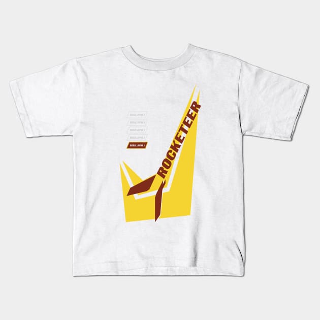 Rocketeer — Skill Level 1 Kids T-Shirt by Eugene and Jonnie Tee's